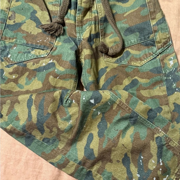 We The Free by Free People Camo Barrel Jeans. - Picture 2 of 5